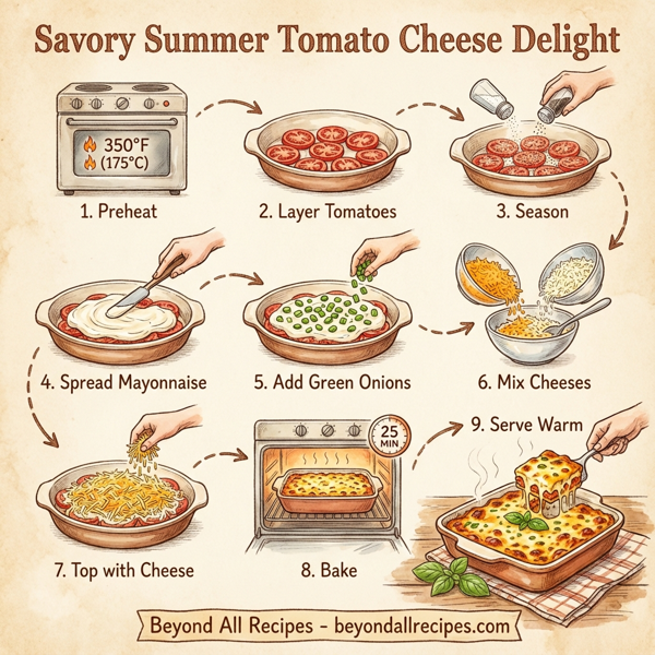Savory Summer Tomato Cheese Delight instructions