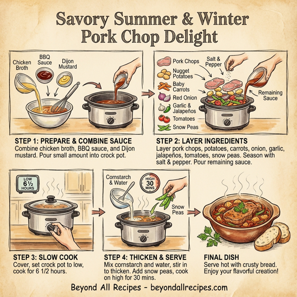 Savory Summer & Winter Pork Chop Delight instructions
