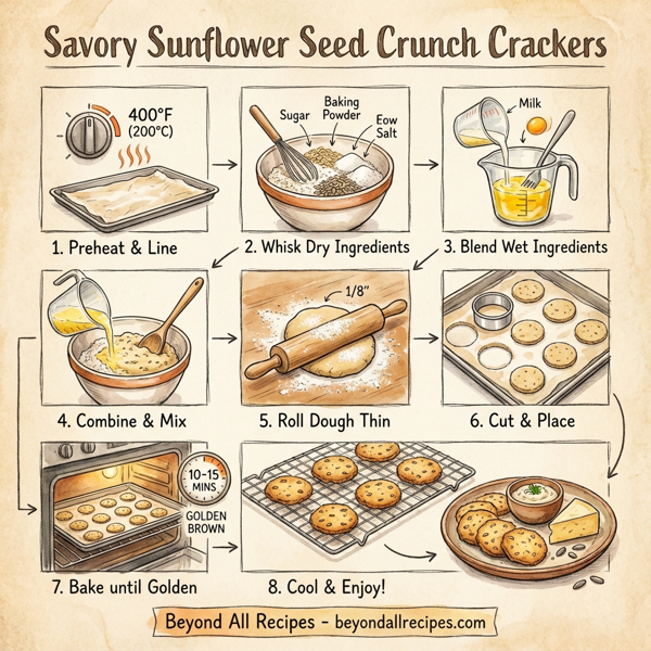 Savory Sunflower Seed Crunch Crackers instructions