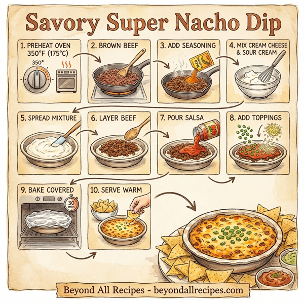 Savory Super Nacho Dip instructions