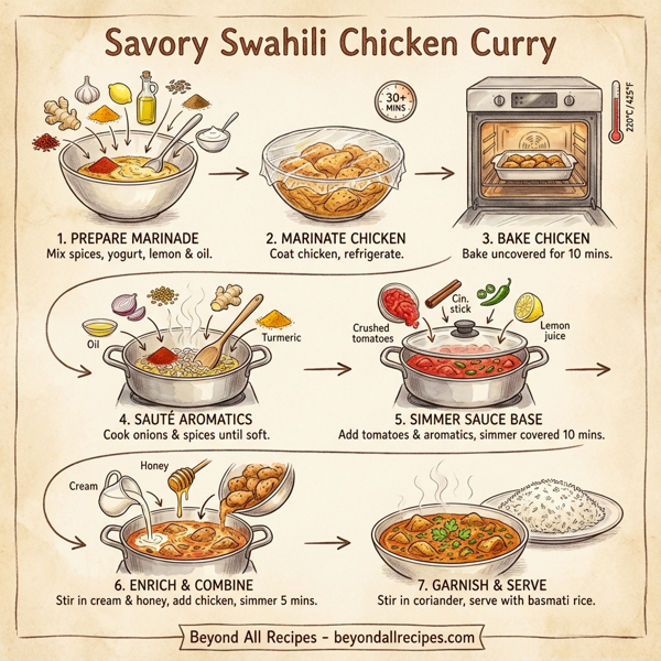 Savory Swahili Chicken Curry instructions
