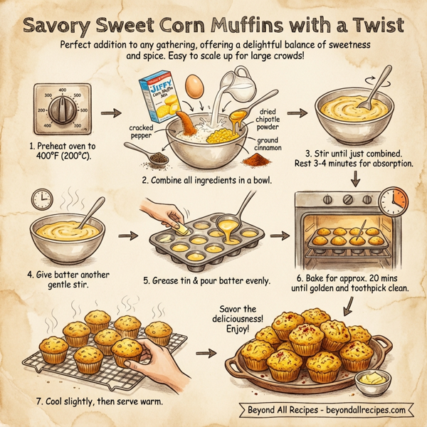 Savory Sweet Corn Muffins with a Twist instructions