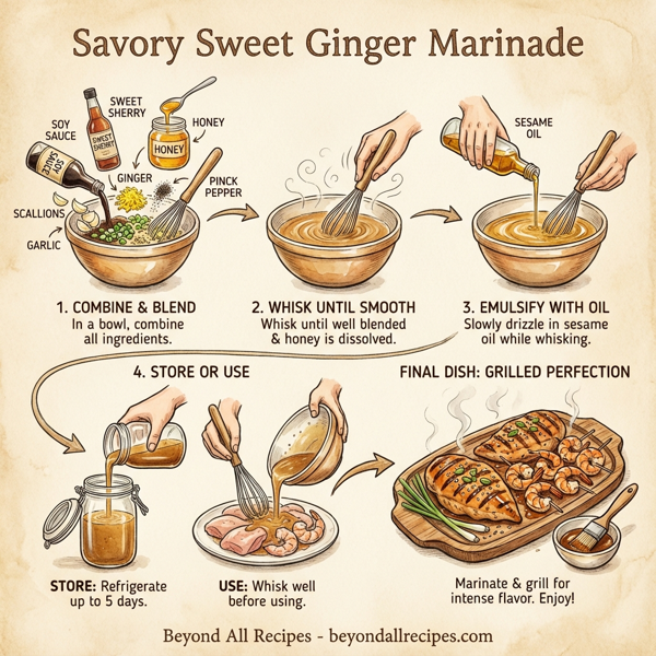 Savory Sweet Ginger Marinade instructions