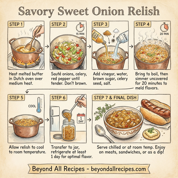 Savory Sweet Onion Relish instructions