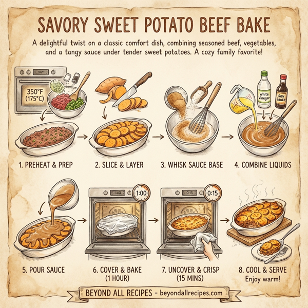 Savory Sweet Potato Beef Bake instructions