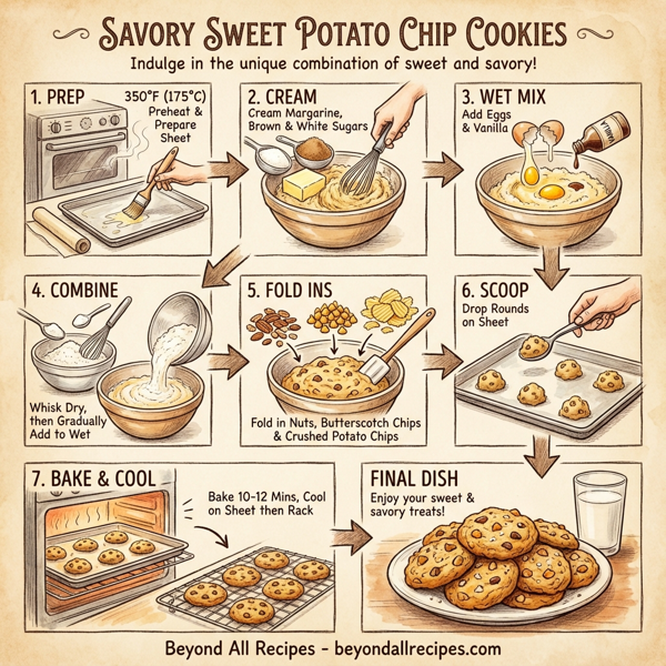 Savory Sweet Potato Chip Cookies instructions