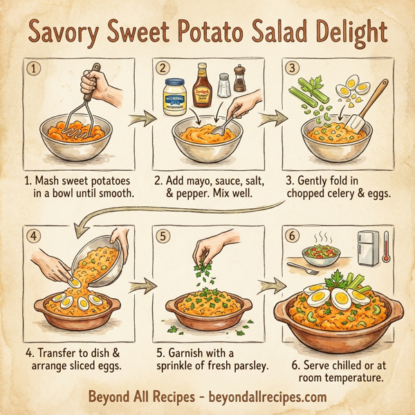 Savory Sweet Potato Salad Delight instructions