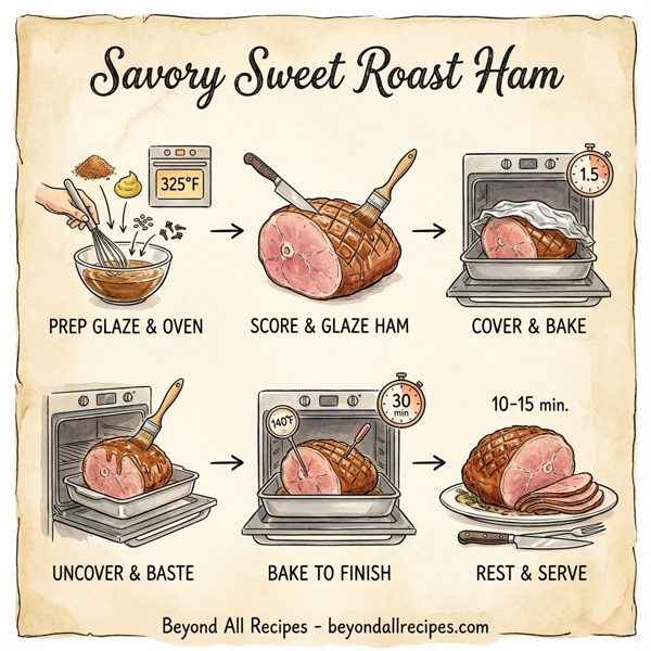 Savory Sweet Roast Ham instructions