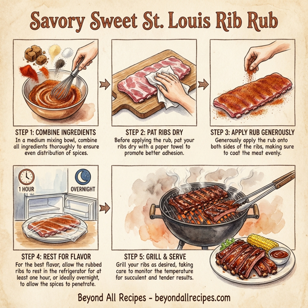 Savory Sweet St. Louis Rib Rub instructions