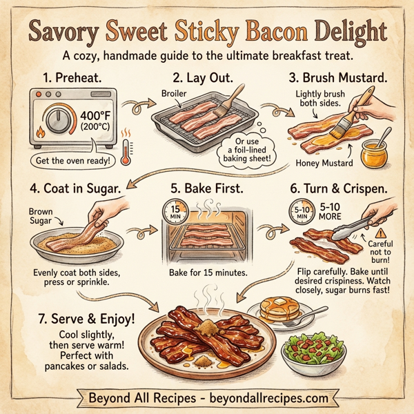Savory Sweet Sticky Bacon Delight instructions
