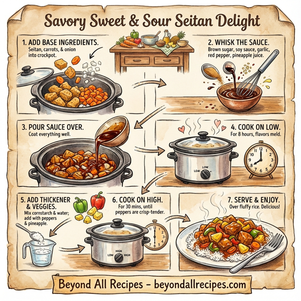 Savory Sweet & Sour Seitan Delight instructions