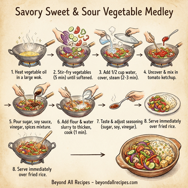 Savory Sweet & Sour Vegetable Medley instructions