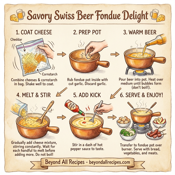 Savory Swiss Beer Fondue Delight instructions