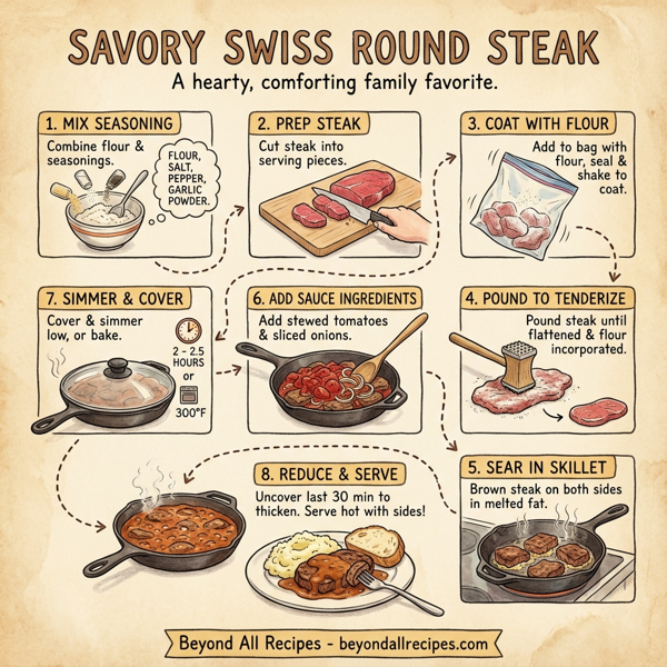 Savory Swiss Round Steak instructions