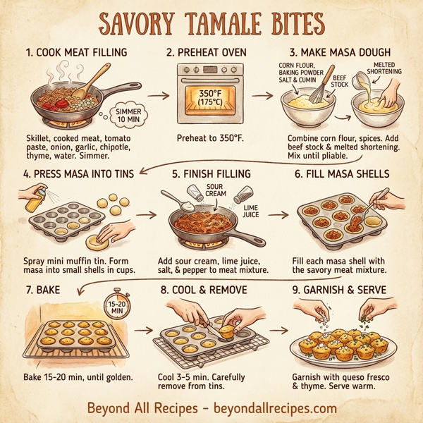 Savory Tamale Bites instructions