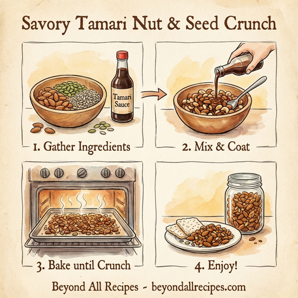 Savory Tamari Nut & Seed Crunch instructions
