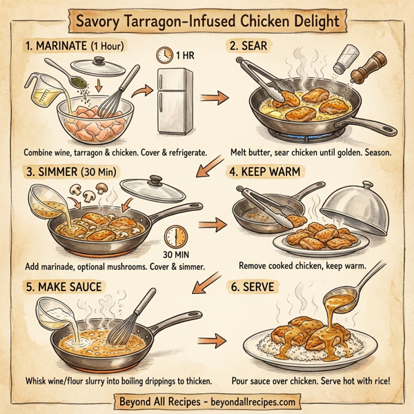 Savory Tarragon-Infused Chicken Delight instructions