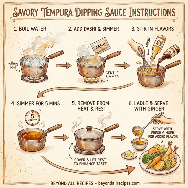 Savory Tempura Dipping Sauce instructions
