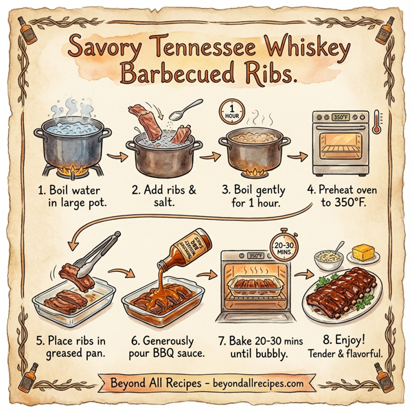Savory Tennessee Whiskey Barbecued Ribs instructions