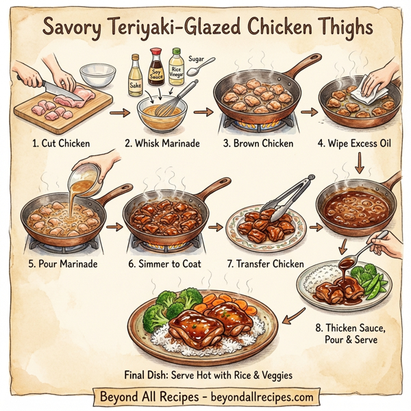 Savory Teriyaki-Glazed Chicken Thighs instructions