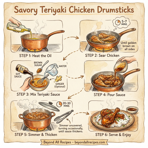 Savory Teriyaki Chicken Drumsticks instructions