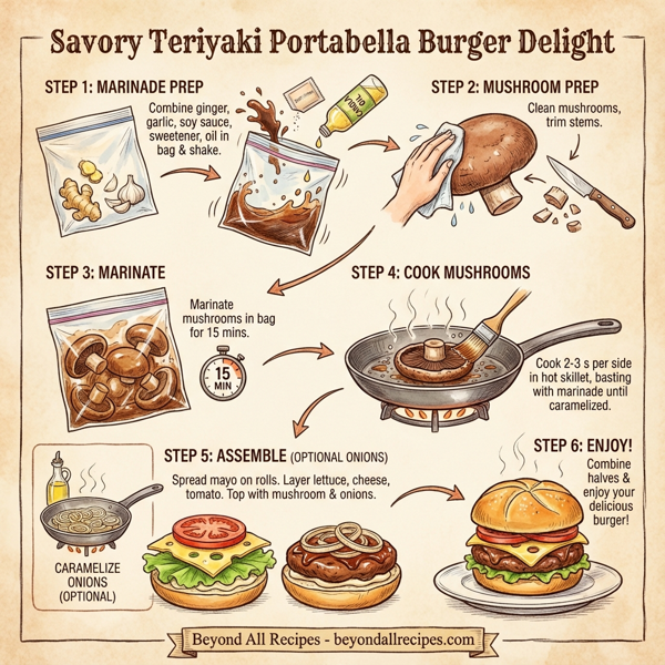 Savory Teriyaki Portabella Burger Delight instructions