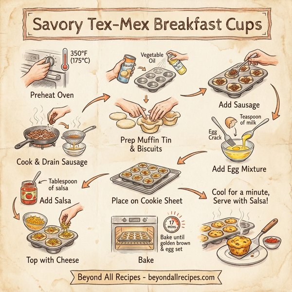 Savory Tex-Mex Breakfast Cups instructions