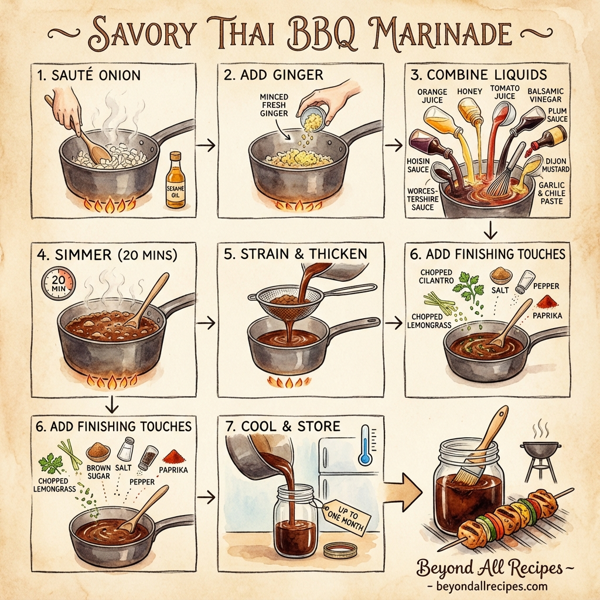 Savory Thai BBQ Marinade instructions