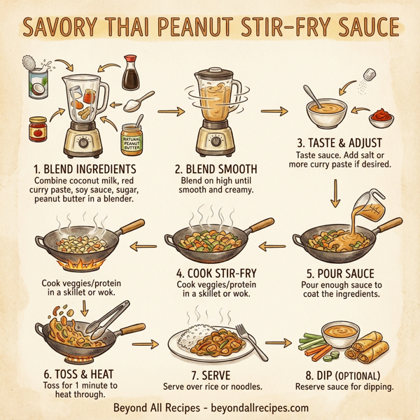 Savory Thai Peanut Stir-Fry Sauce instructions