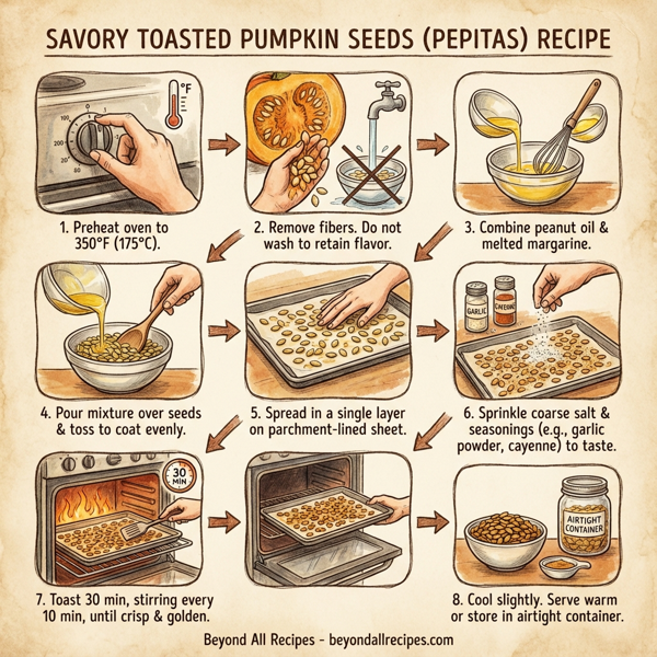 Savory Toasted Pumpkin Seeds instructions