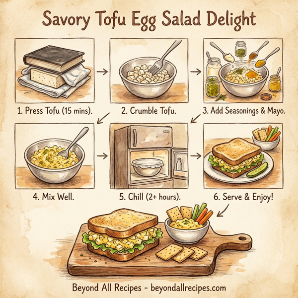 Savory Tofu Egg Salad Delight instructions