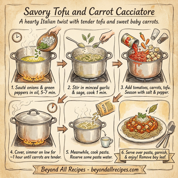 Savory Tofu and Carrot Cacciatore instructions