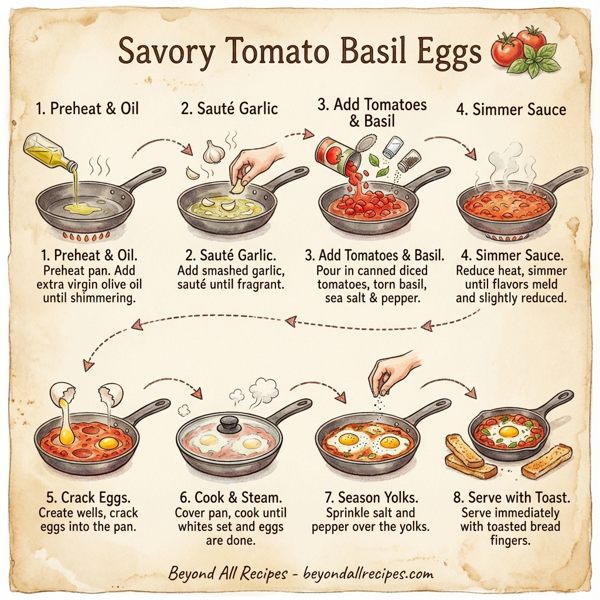 Savory Tomato Basil Eggs instructions