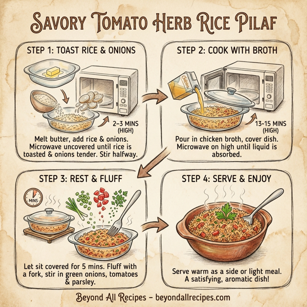 Savory Tomato Herb Rice Pilaf instructions