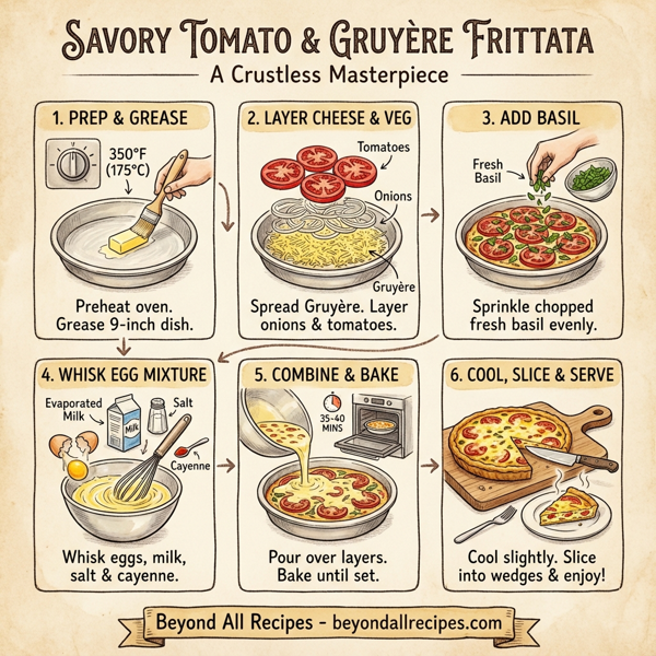 Savory Tomato & Gruyère Frittata instructions