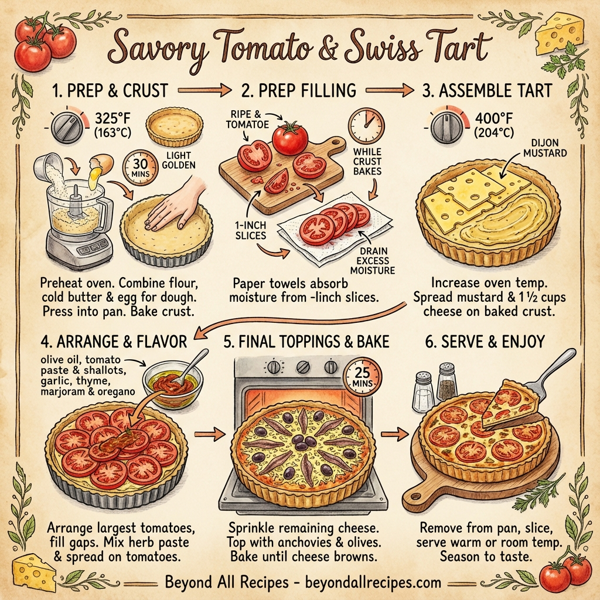 Savory Tomato & Swiss Tart instructions