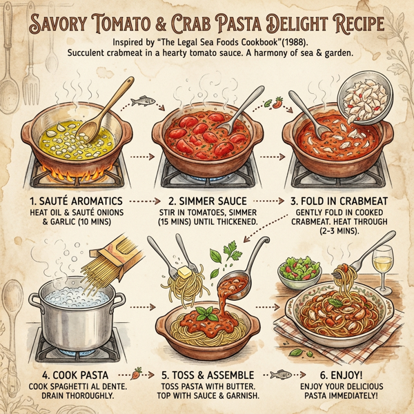 Savory Tomato and Crab Pasta Delight instructions