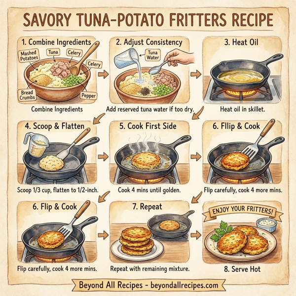 Savory Tuna-Potato Fritters instructions