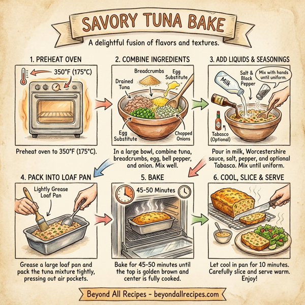 Savory Tuna Bake instructions