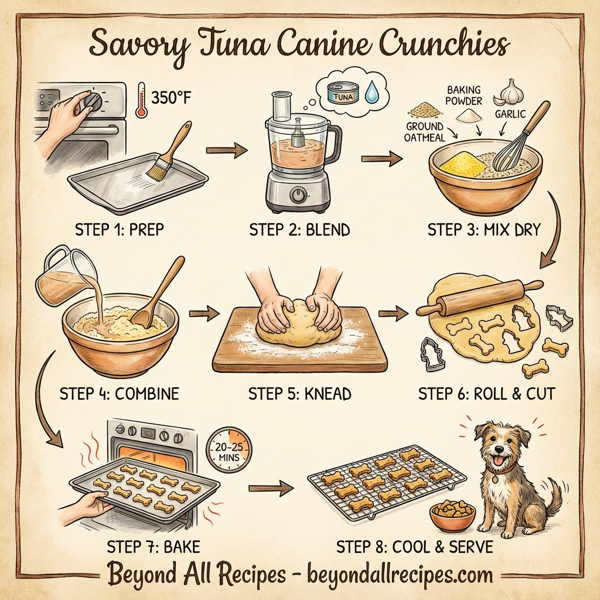Savory Tuna Canine Crunchies instructions