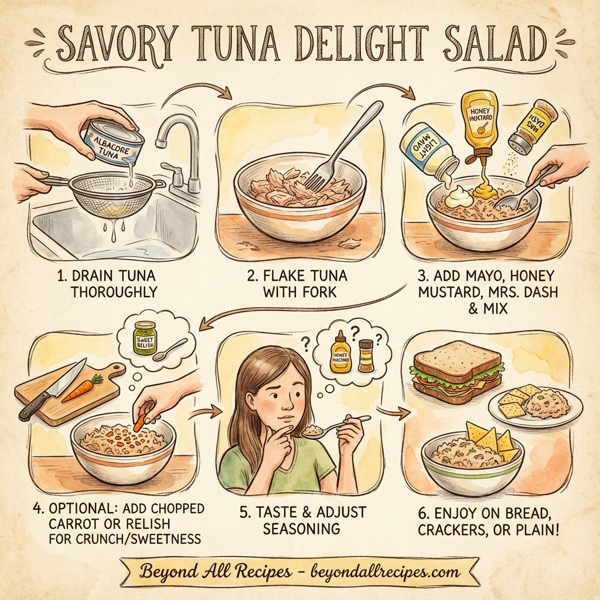 Savory Tuna Delight Salad instructions