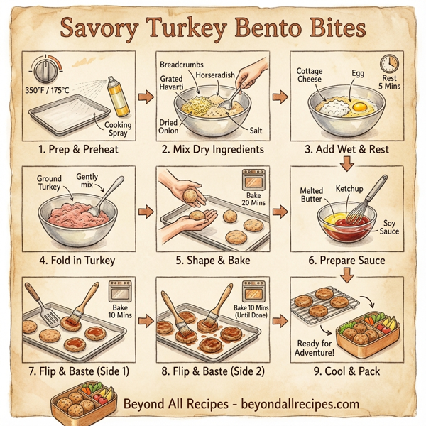 Savory Turkey Bento Bites instructions
