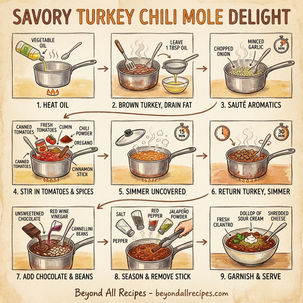 Savory Turkey Chili Mole Delight instructions