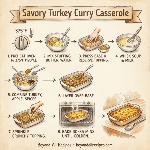 Savory Turkey Curry Casserole instructions