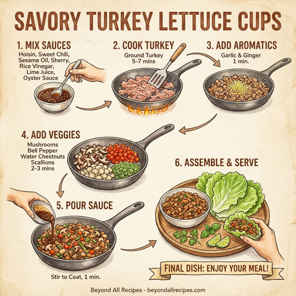 Savory Turkey Lettuce Cups instructions