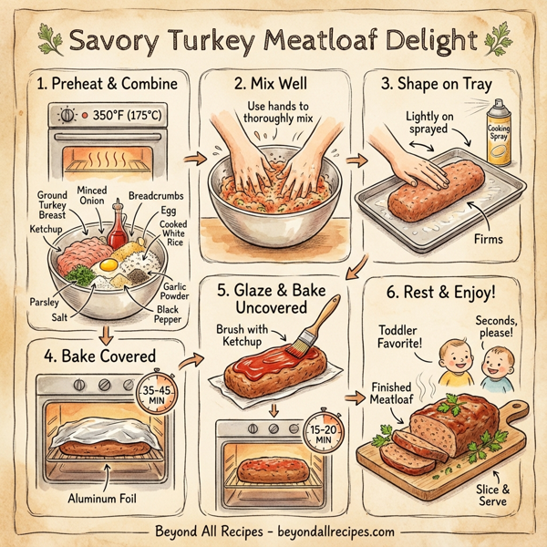 Savory Turkey Meatloaf Delight instructions