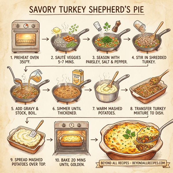 Savory Turkey Shepherd's Pie instructions