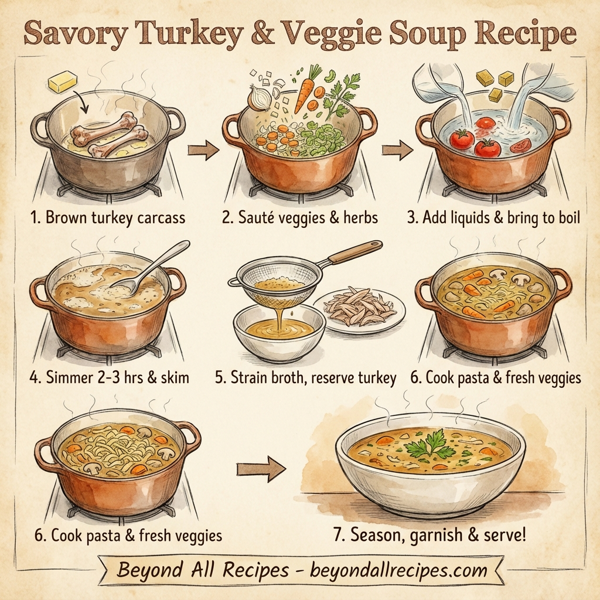 Savory Turkey & Veggie Soup instructions
