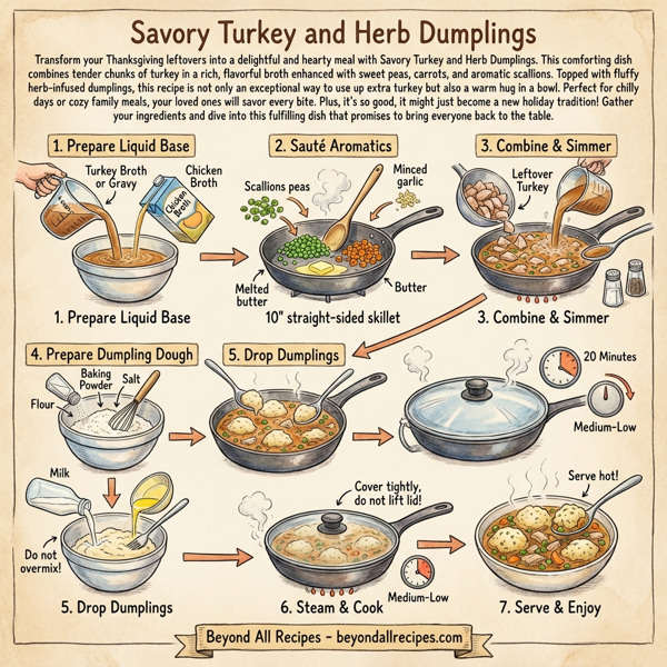 Savory Turkey and Herb Dumplings instructions