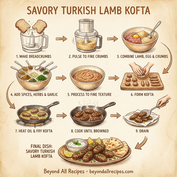 Savory Turkish Lamb Kofta instructions